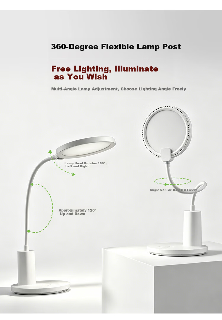 AOC Eye Protection Full Spectrum Desk Lamp AAAA Grade for Children Students Reading Bedroom Study Myopia Prevention 4