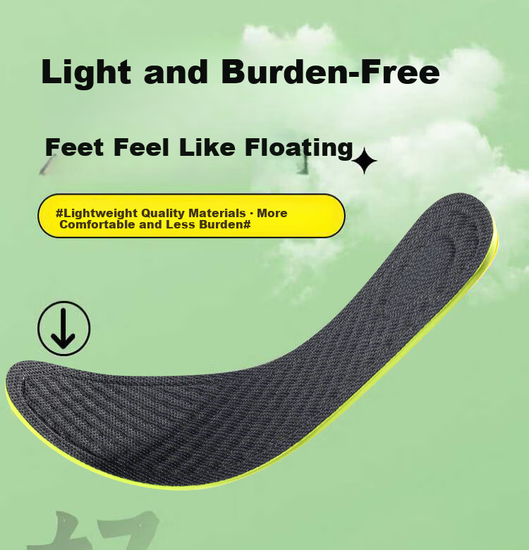 3515 Men's Sports Insoles Sweat-Absorbing Odor-Resistant Breathable Antibacterial Soft Cushioned Thickened Shock-Absorbing Shoe Inserts 11