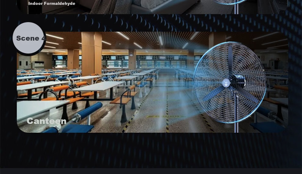 DIAMOND Industrial High-Power Copper Wire Bull Horn Fan Commercial Floor Standing Workshop Factory Ventilation Fan LX 9
