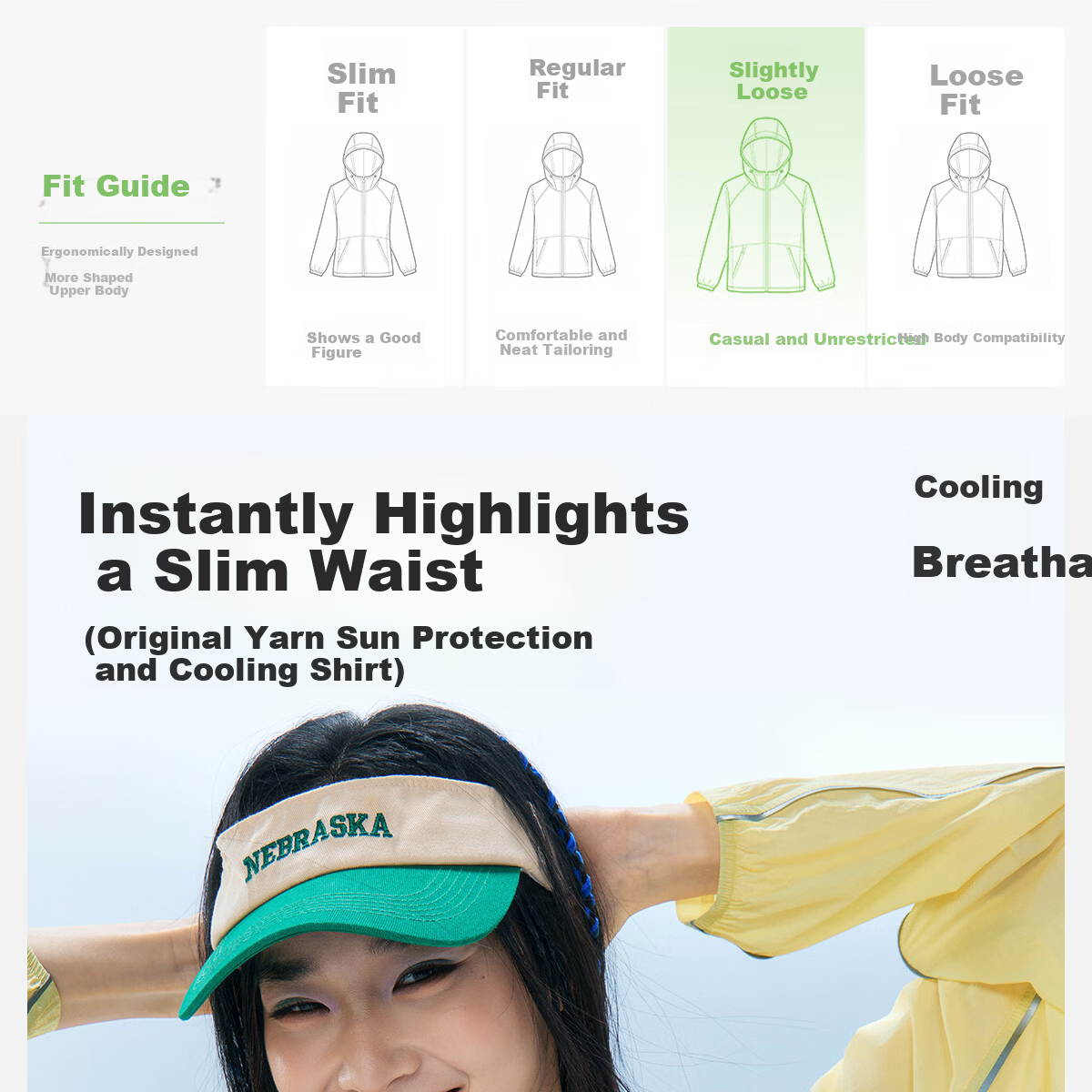 Camel Iceberg Sunscreen Jacket Goddess Edition Short Spring Summer New Outdoor Original Yarn Skin Jacket Women M26BA30013 2