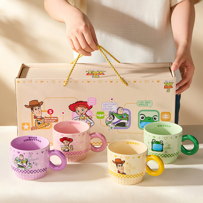 Disney Toy Story 5 Ceramic Stackable Mug Gift Set