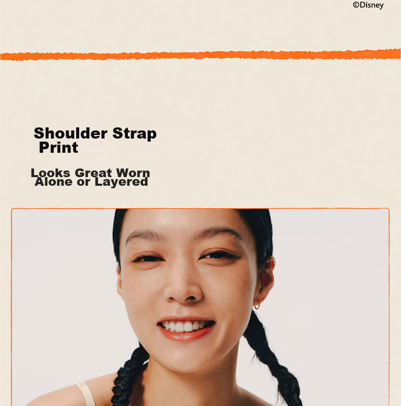 NEIWAI Orange Label Disney Zootopia Collaboration Cloud Wireless Bra Set Fixed Cup Gift 5