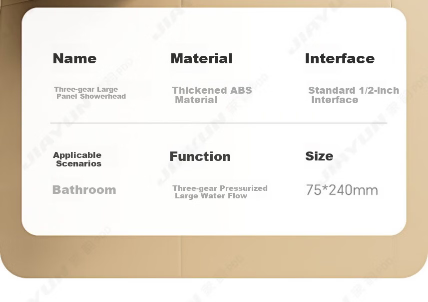 Jiayun High-Pressure Filtered Shower Head Powerful Multi-Function Handheld Shower Sprayer with Full Water Flow for Home Use 14