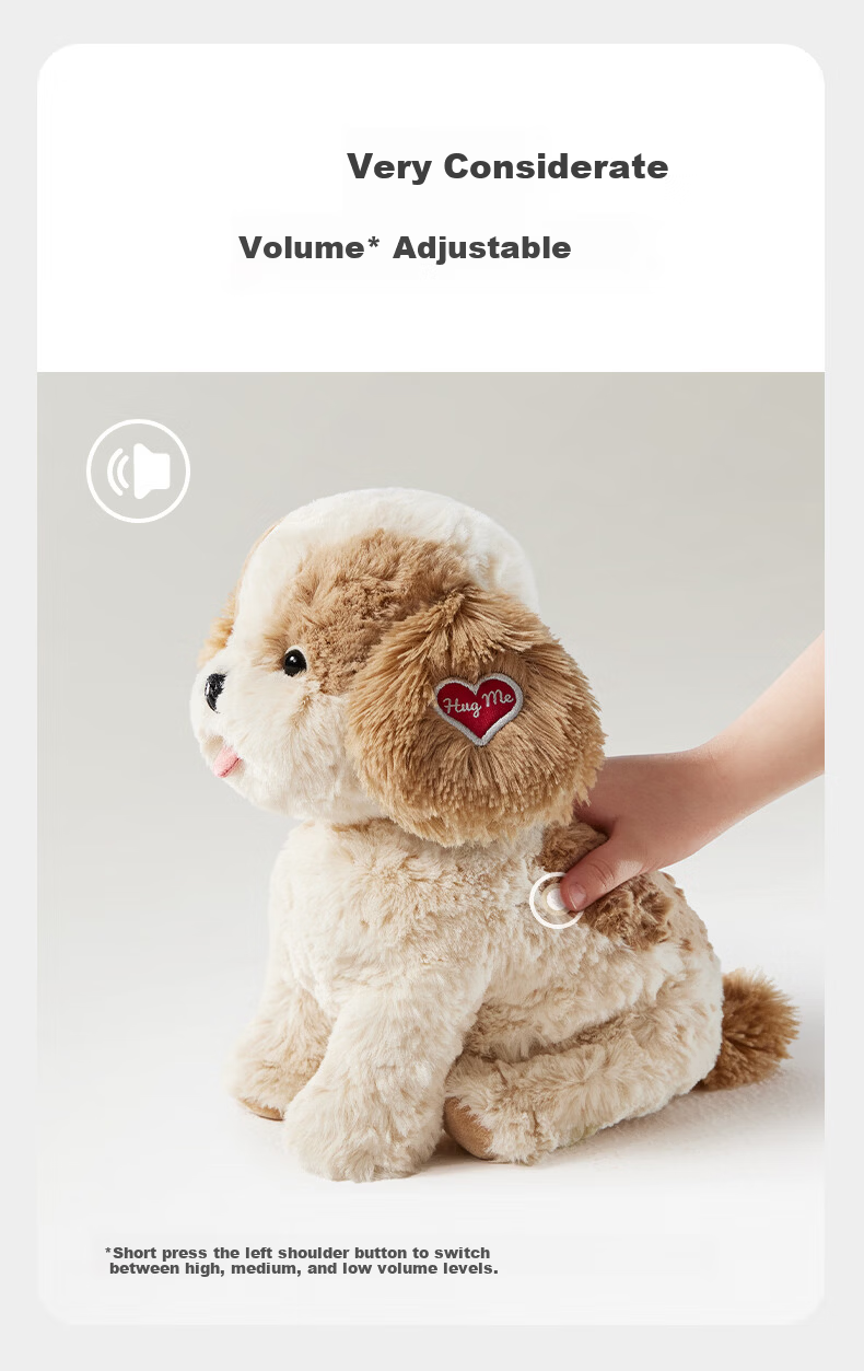 Babycare Talking Plush Animal Dog Maltese Baby Toy Children's Day Gift Realistic Pet 9