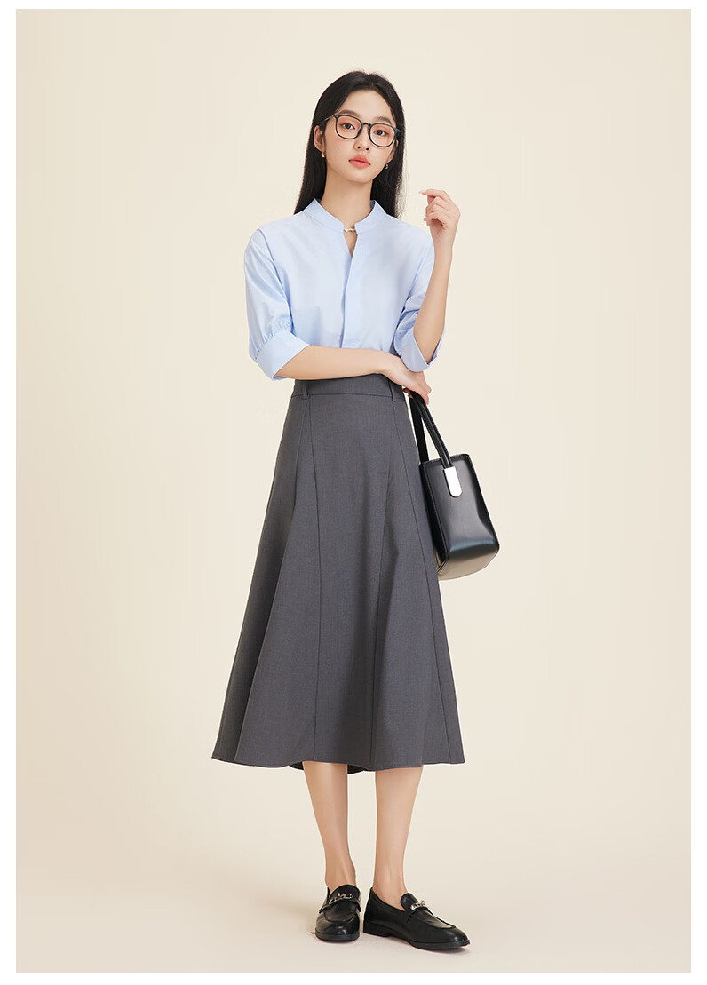 Dajiasi Women's White Short Sleeve Shirt Formal 2026 Summer New Interview Workplace Commuting Elegant Professional White Shirt 20