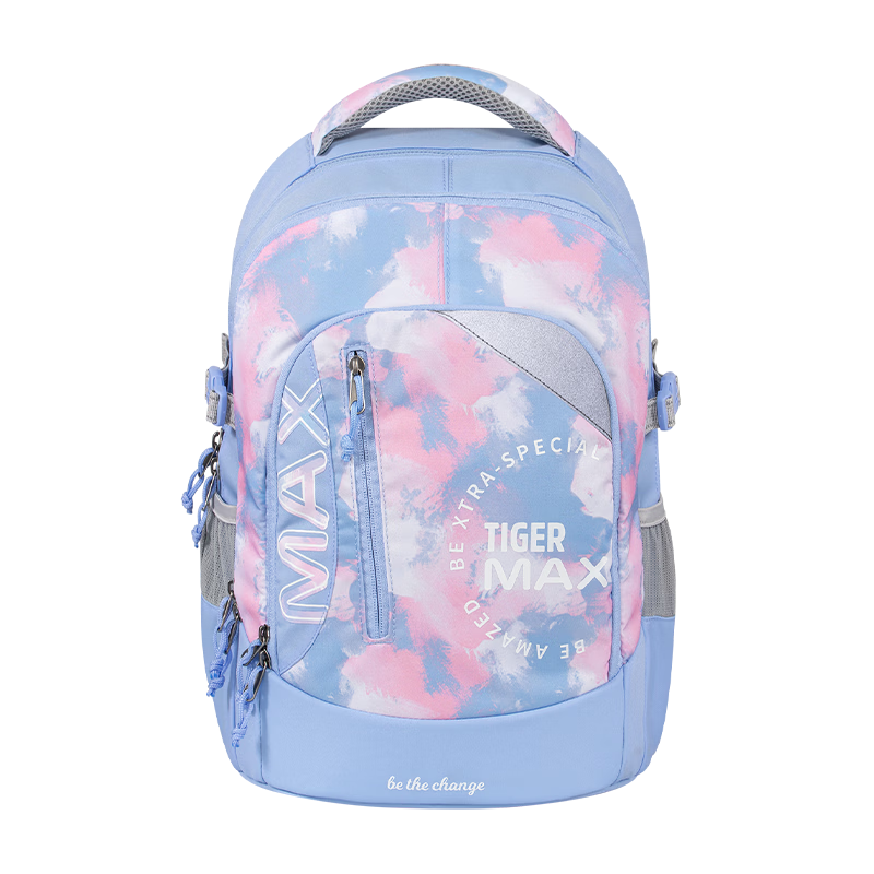 TigerFamily TigerRice Backpack for Elementary Grades 3-6 and Middle School Students, Ergonomic Spine Protection Lightweight School Backpack
