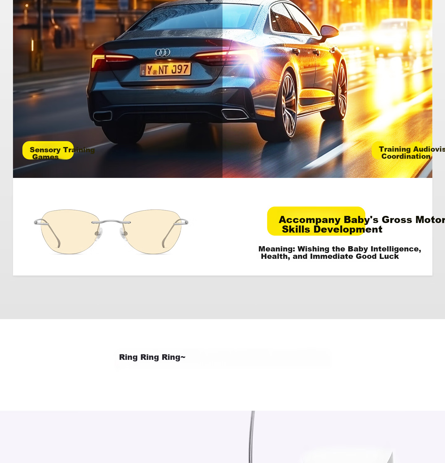 CAPONI Frameless Titanium Night Vision Sunglasses Women Photochromic Day and Night Dual-Use UV Protection Driving Sunglasses Men 15