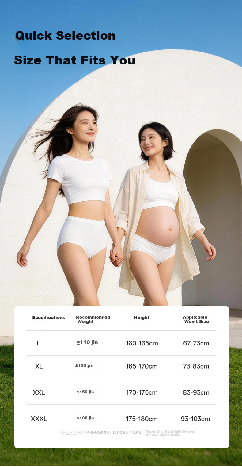 Kangaroo Doctor Disposable High-Waist Maternity Women's Underwear Daily Use Sterilized Individually Packaged XXL Size 4 Pieces 14