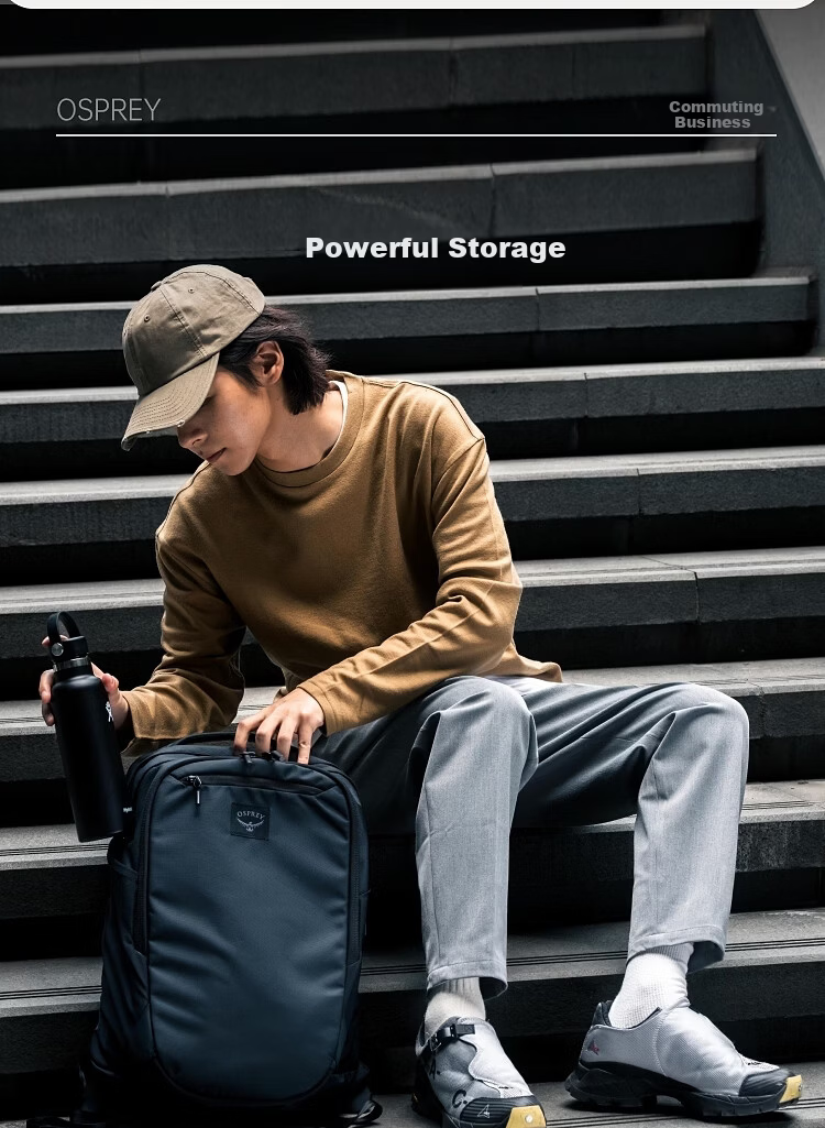OSPREY AOEDE 20 City Business Commuter Backpack Casual Travel Double Shoulder Bag New Model 4