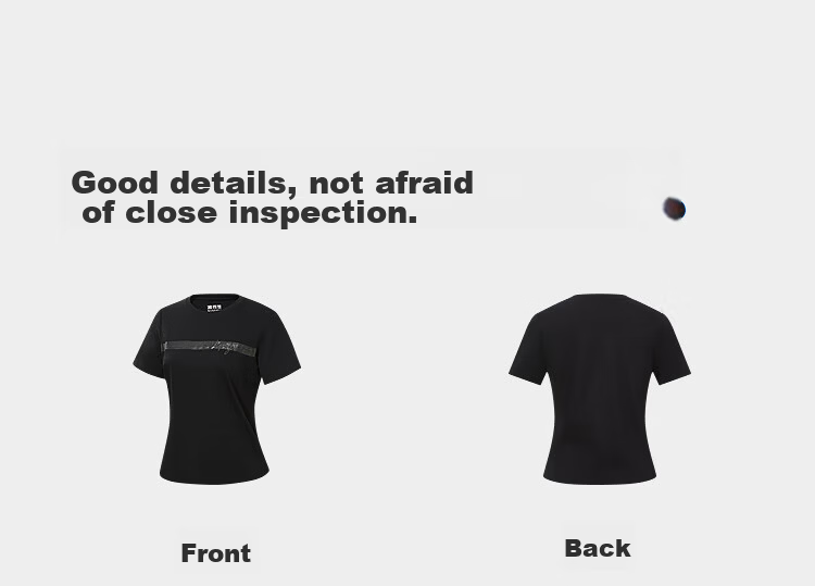 Bosideng Summer Sunny Pure Cotton T-Shirt Women Casual Sports Cool Loose Trendy Outdoor Travel Short Sleeve 17