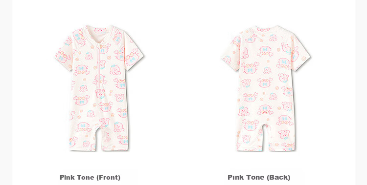 Balabala Kids Swimwear Boys Girls Baby 2026 Summer New Two-Piece Sunscreen Chlorine-Resistant Cartoon One-Piece Swimsuit Pants 7