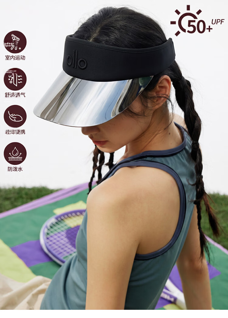 MMOPTOP American Style Open-Top Sun Hat Women Summer UV Protection Tennis Cap Outdoor Sports Running Sun Hat Men 1
