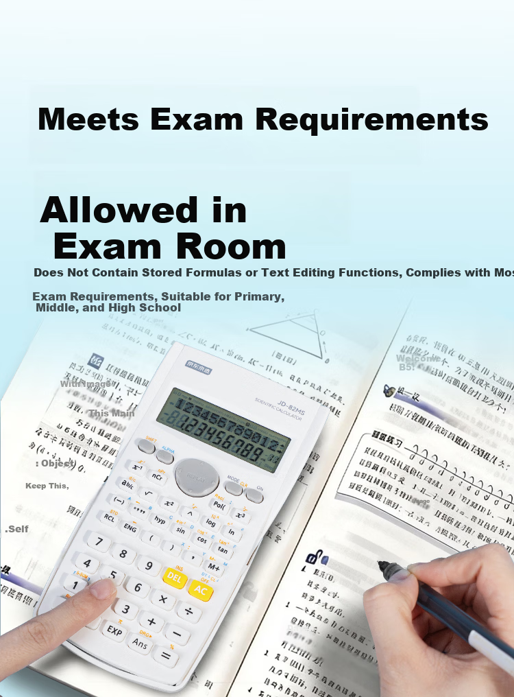 JD Jingdong Jingzao 82MS Scientific Calculator Blue 240 Functions for Middle and High School Students JD-82MS 5