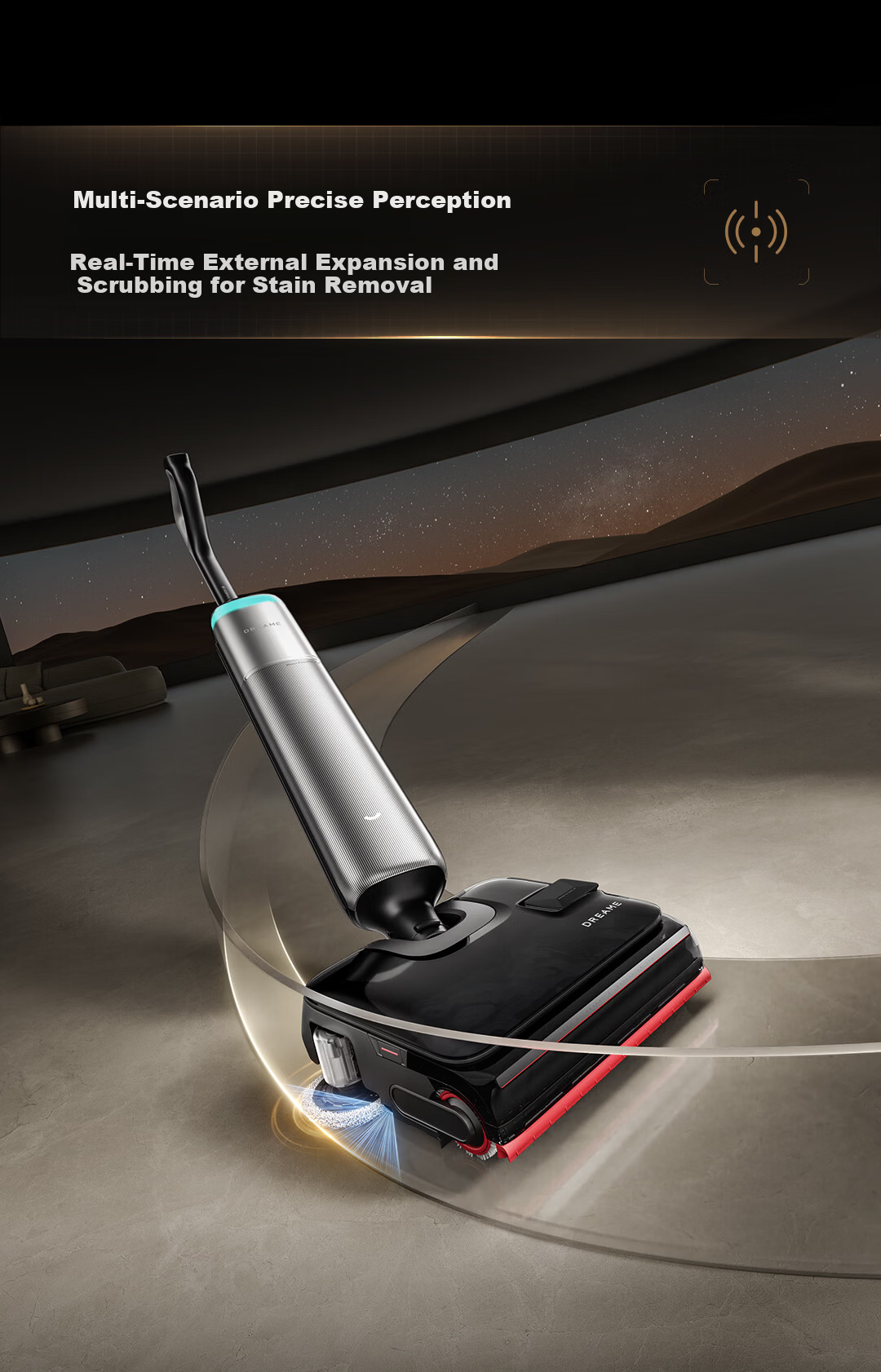 Dreame T70 Ultra Floor Washer with Edge Detection and Automatic Cleaning - 3-in-1 Vacuum, Mop, and Scrubber Robot 8