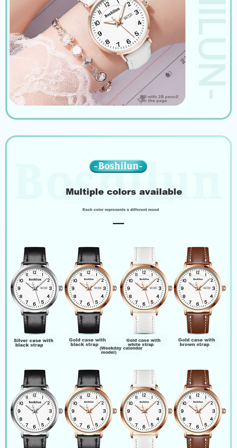 Bausch & Lomb Silent Quartz Sports Watch for High School Students, Unisex Kids Time-Only Exam Watch 11