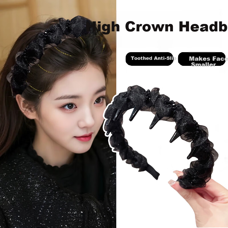 Dongyi Premium Selected Hairband for Women High-End Outdoor Hair Accessory Light Luxury 2025 New Student Hairband Face Washing Hair Clip Pearl Gray 2