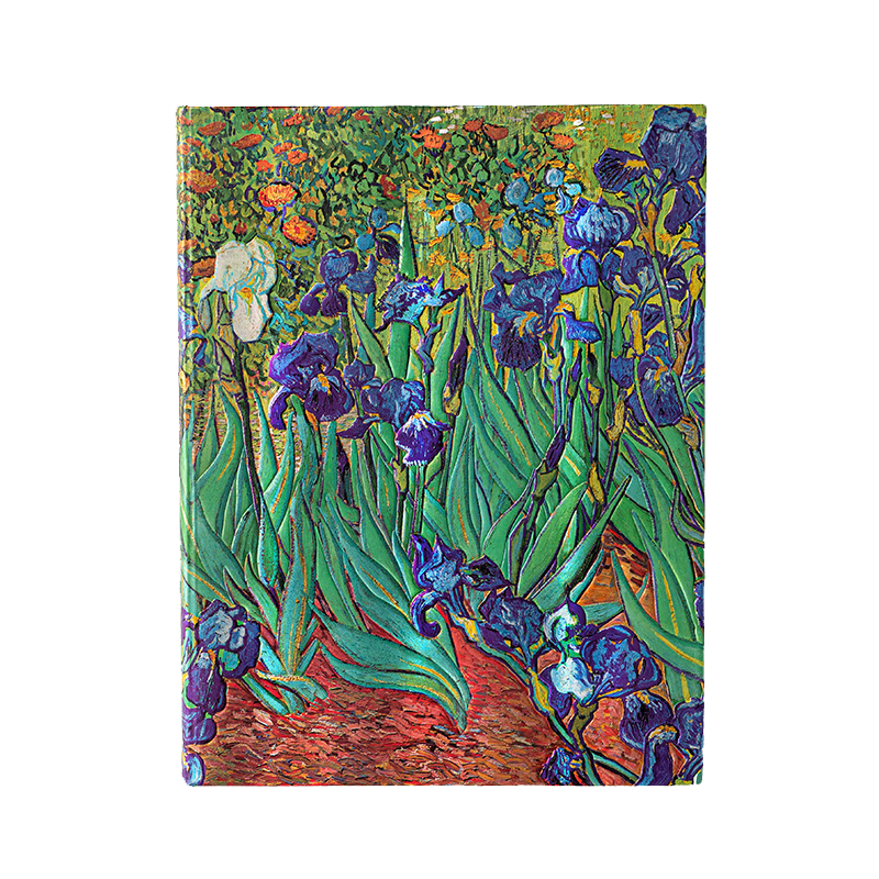 Paperblanks Premium Notebook Van Gogh Irises High-Quality Journal Gift for Students and Teachers Elegant Diary