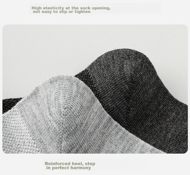 Bingxue Cotton Socks Men Pure Cotton Antibacterial Deodorant Ultra-thin Mesh Breathable Sweat-absorbent Short Mid-calf Socks Spring Autumn 19