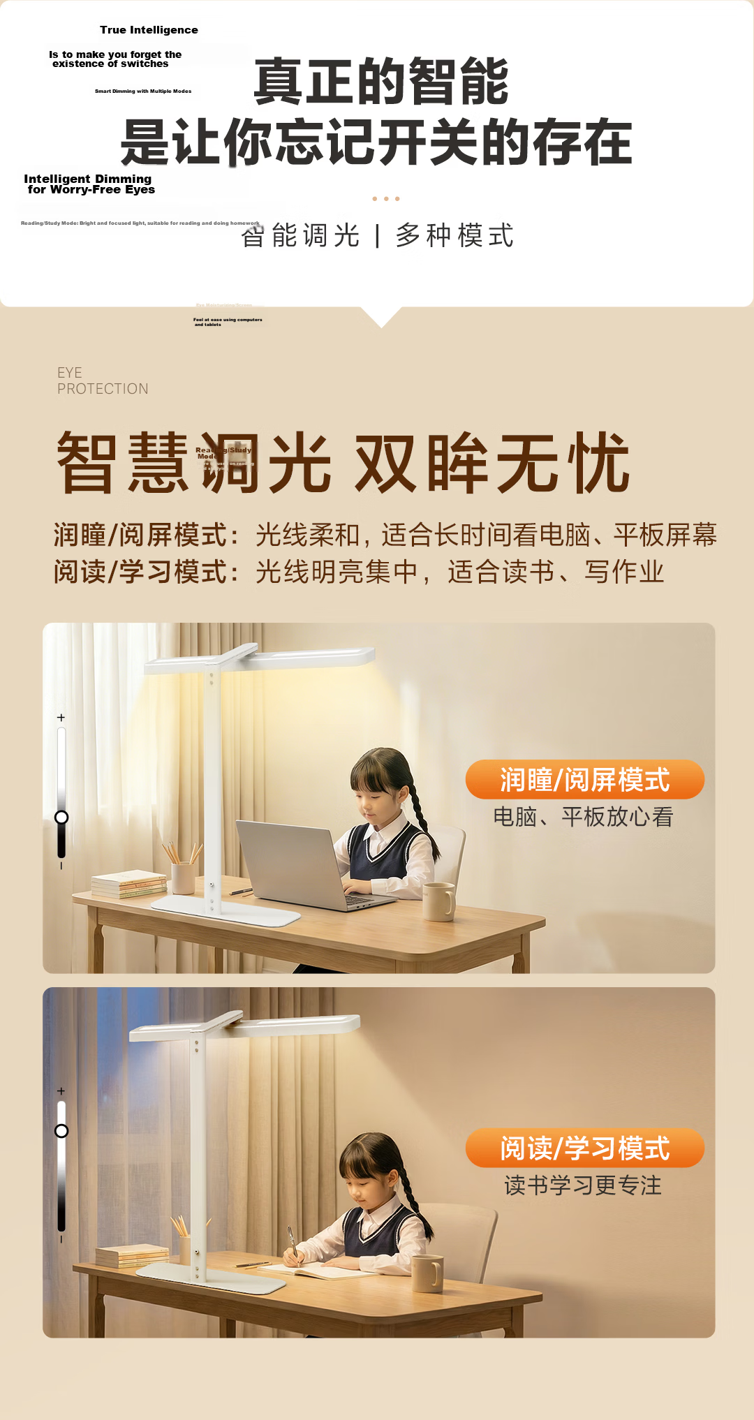 Haier Ultra National Standard 5A Eye Protection Desk Lamp Large Road Lamp Z5-Pro Touch Radar Model 10