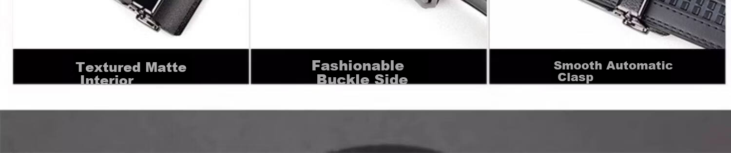 JIFANPAUL Genuine Leather Men's Automatic Buckle Cowhide Belt Casual Versatile 110cm Practical Birthday Gift for Dad 9