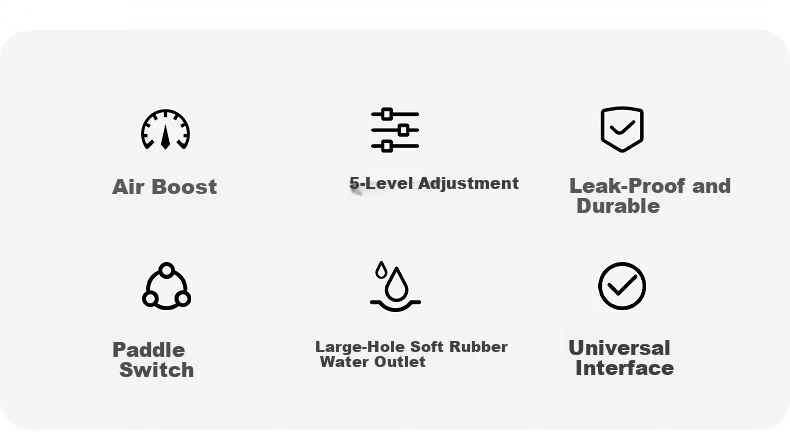 Haili Bathroom Large Hole Shower Head Shower Heater High Flow Handheld Shower Head Universal 09953 2