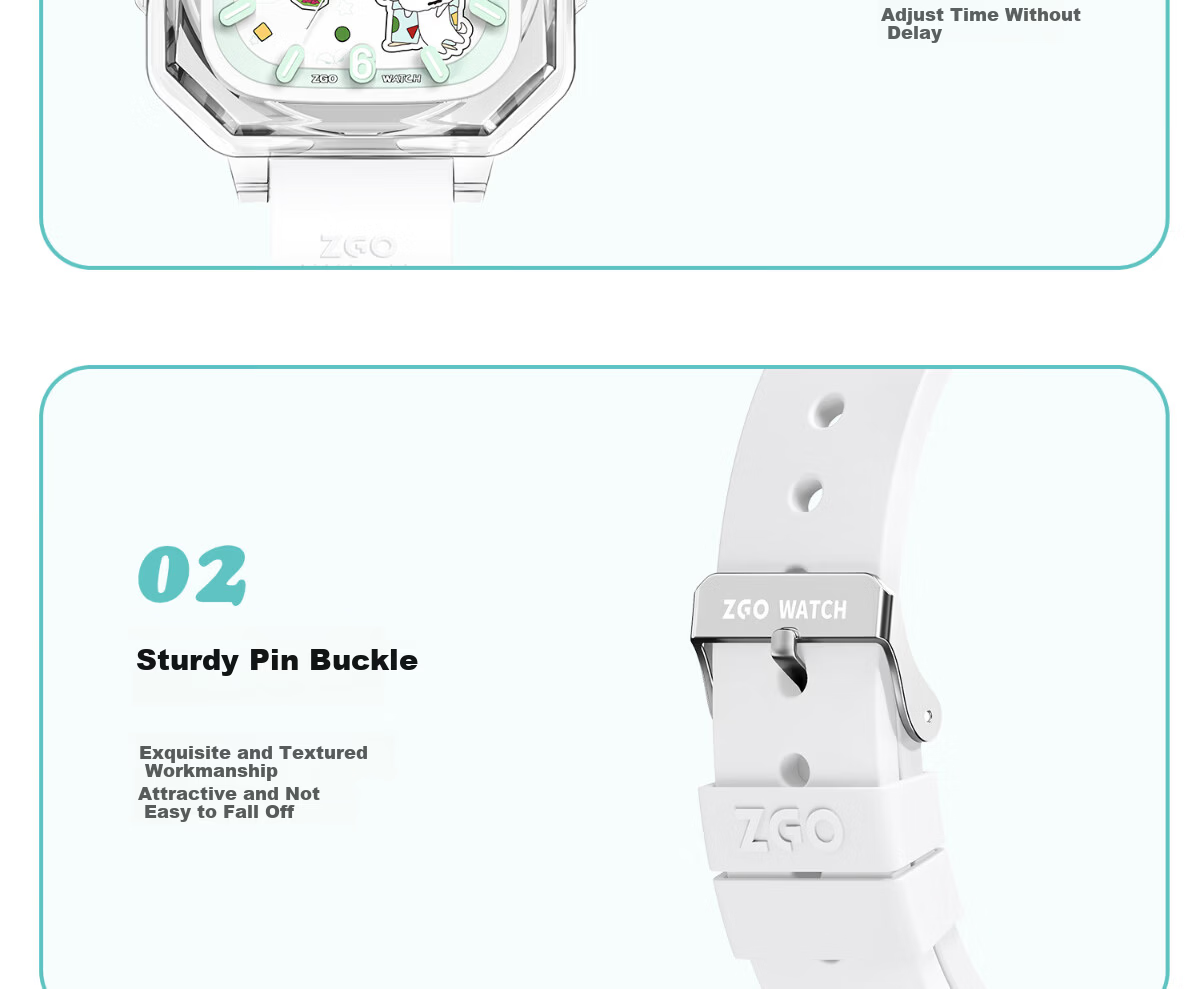 ZGO Sanrio Watch, Only Time-Telling, Girls' Student Watch, High School And Middle School Students' Children's Watch, Stylish Quartz Watch for Wome 20