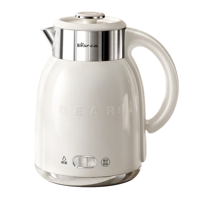 Bear Electric Kettle Temperature Control Titanium Inner Liner Seamless 2L Large Capacity Multi-Stage Insulation Baby Home Use ZDH-H20S6