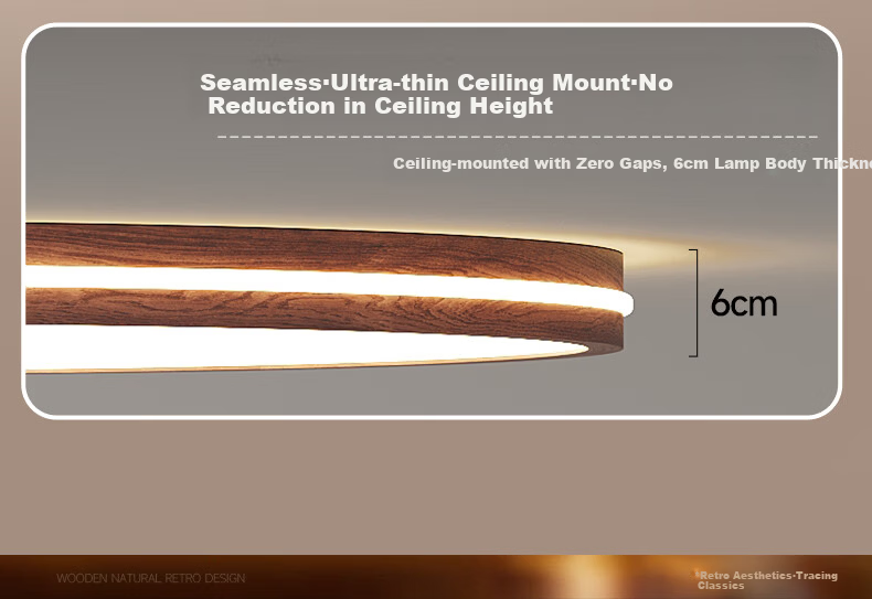 HP Bedroom Ceiling Light Pure Eye Protection Vintage Style High Brightness Children's Room Zhongshan Lighting Zhenzhiguang with Installation 7