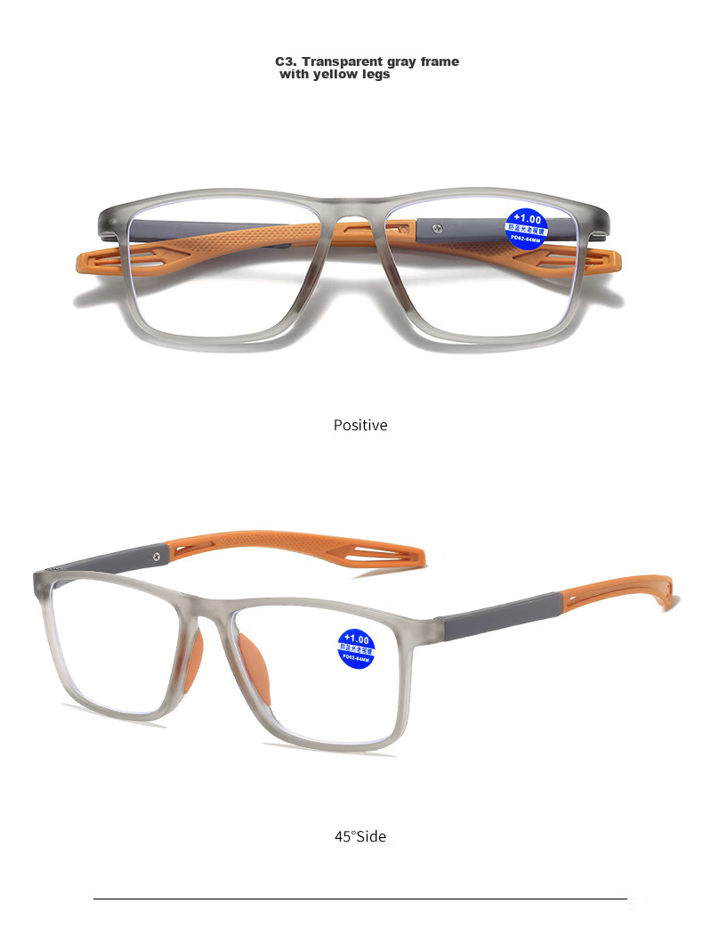 FENCHI HD Blue Light Blocking Reading Glasses Men Fashion Sports Ultra-Light TR90 Elderly Premium Authentic Women 9
