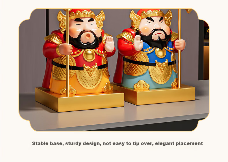 BHM Door God Living Room Ornament Craft Entrance Office Desktop TV Cabinet Decoration Housewarming Moving Gift 10