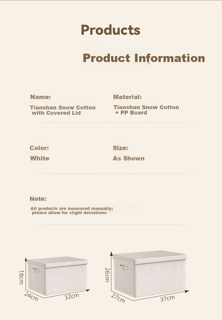 Nailaiwu Japanese Tianshan Cotton Linen Wardrobe Clothes Storage Box Washable Down Jacket Quilt Organizer Large Size 23