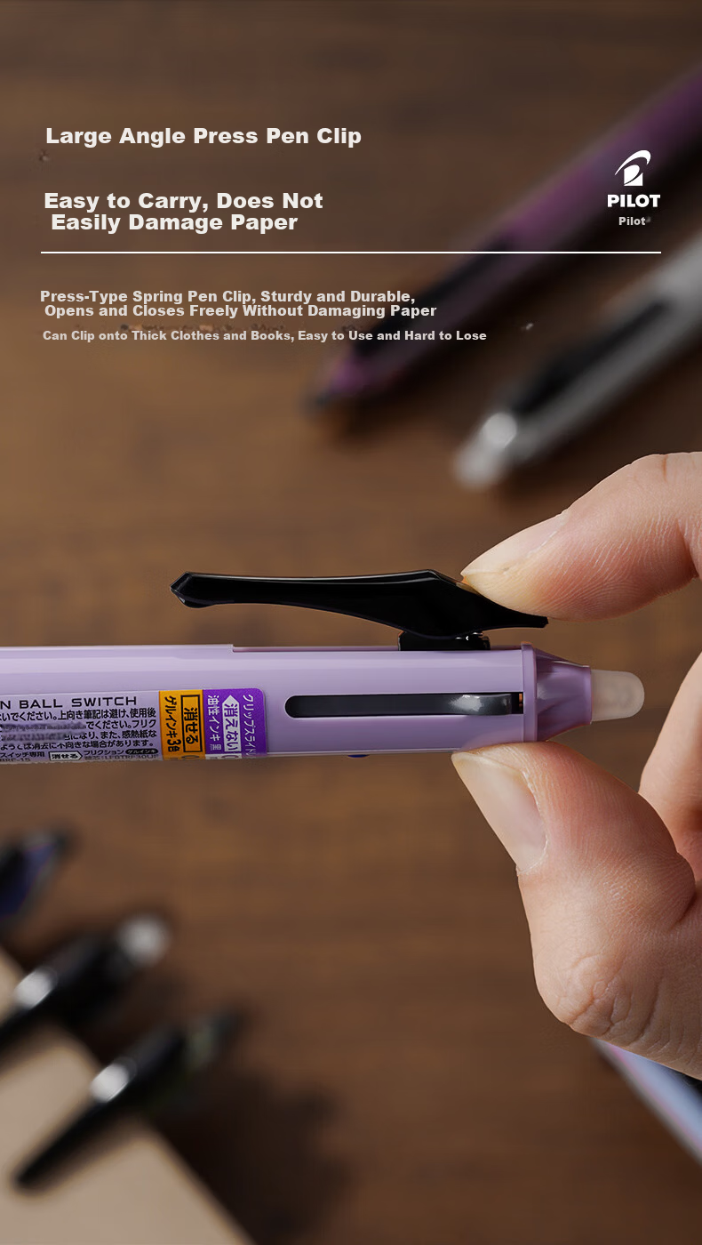 PILOT FRIXION BALL SWITCH Multi-Function Erasable Pen 3-Color 0.5 + Ballpoint Pen 0.7 LB31FBS-2-OL Olive Green 14