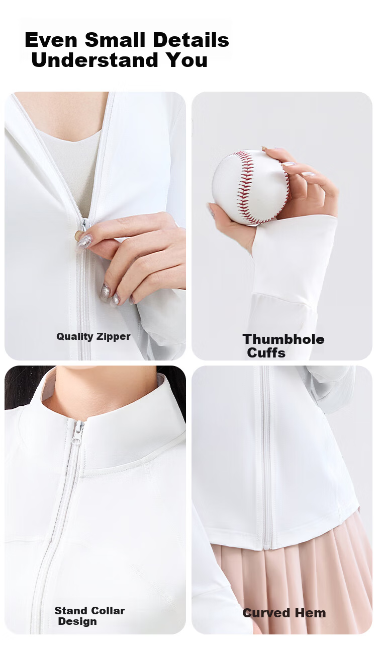 Miiow Women's Outdoor Cooling Shirt, Summer UPF300+ Sun Protection, Simple Long Sleeve Outdoor Top 12