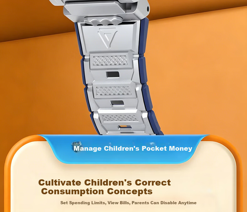 HUCATIER Kids Phone Watch for Children Ages 3-12, Remote Control, Accurate Positioning, 5G Full Network Connectivity 18
