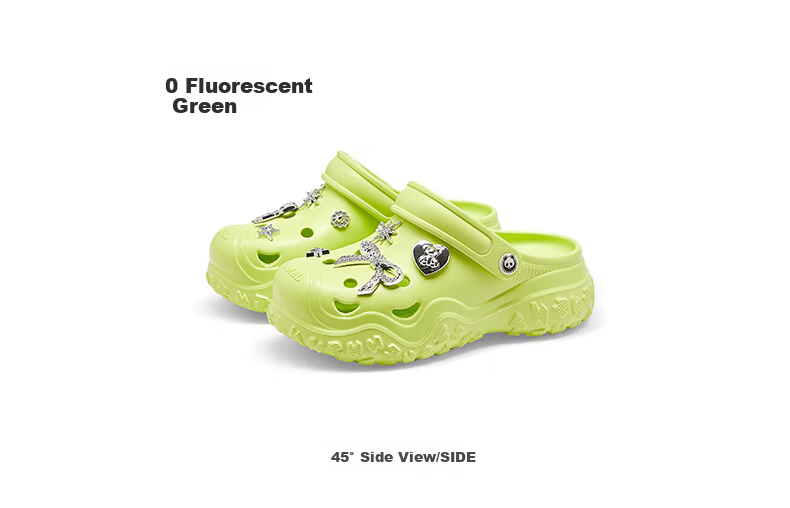 CAMEL Women's Panda Collaboration Hollow-out Platform Breathable Beach Sandals L26M162034 Off-white Size 37 15
