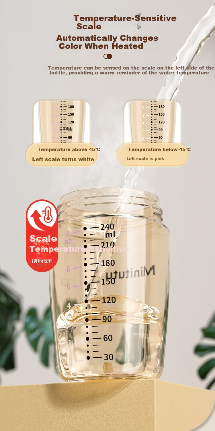 MINITUTU PPSU Baby Bottle, Anti-Colic, Anti-Spitting, Anti-Choking, Suitable for Breast Milk, 240ml 5
