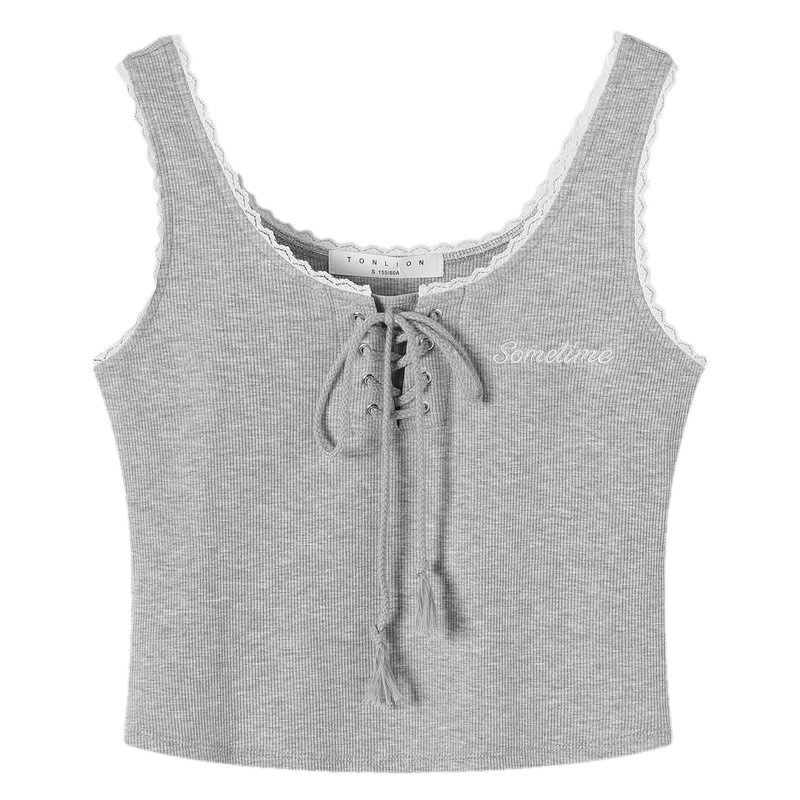 TonLion 2026 Summer New Women's Vest Unique Beautiful Design Sleeveless Top for Inner and Outer Wear