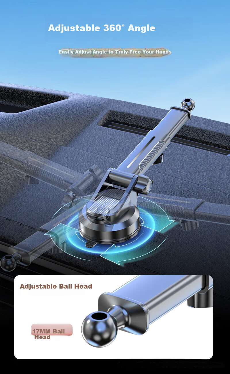 Xuanqin Xuanxiang Car Phone Holder Automotive Navigation Mount 2026 New Multifunctional 360-Degree Rotatable Suction Cup Type 8