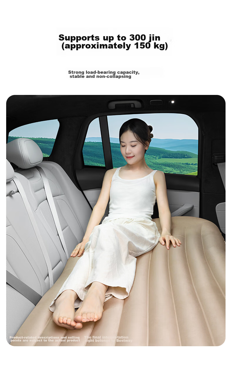 Bestway TPU Car Inflatable Mattress Universal for Sedan SUV Rear Seat Sleeping Pad Baby Friendly 69652 5