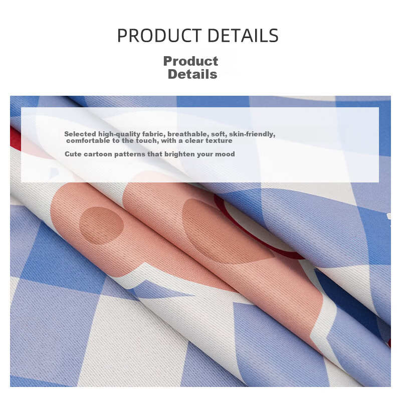 Digalun Car Sunshade Curtain Summer Cute Cartoon Sun Protection Heat Insulation Track-Type Vehicle Window Shade 5