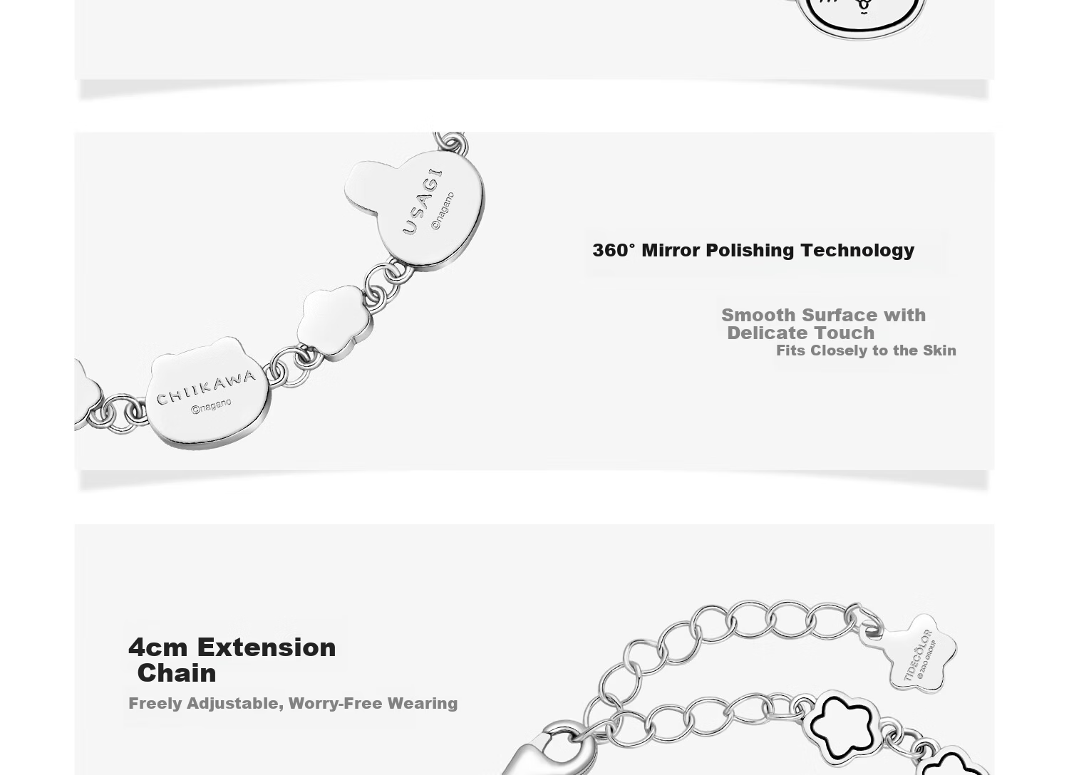 Chaosehui Ji Yika Wachiikawa, USA Chai Bracelet for Women, Birthday Gift Bracelet, Girls' Children's Gift, 6600 13