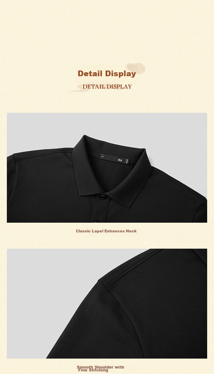 HLA Hailan Home Men's Polo Shirt 2026 New Year Dunhuang Series Cool Embroidered Short Sleeve Summer 11