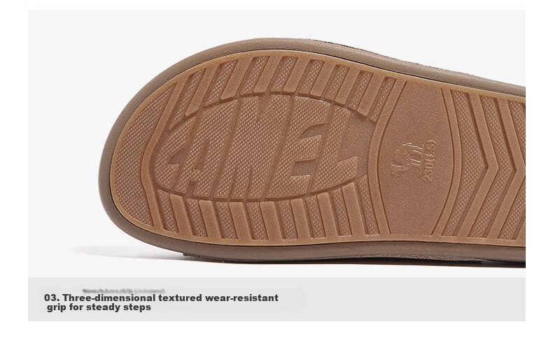 CAMEL Women's Casual Double Strap Sandals L26M504056 Coffee Color Size 37 16