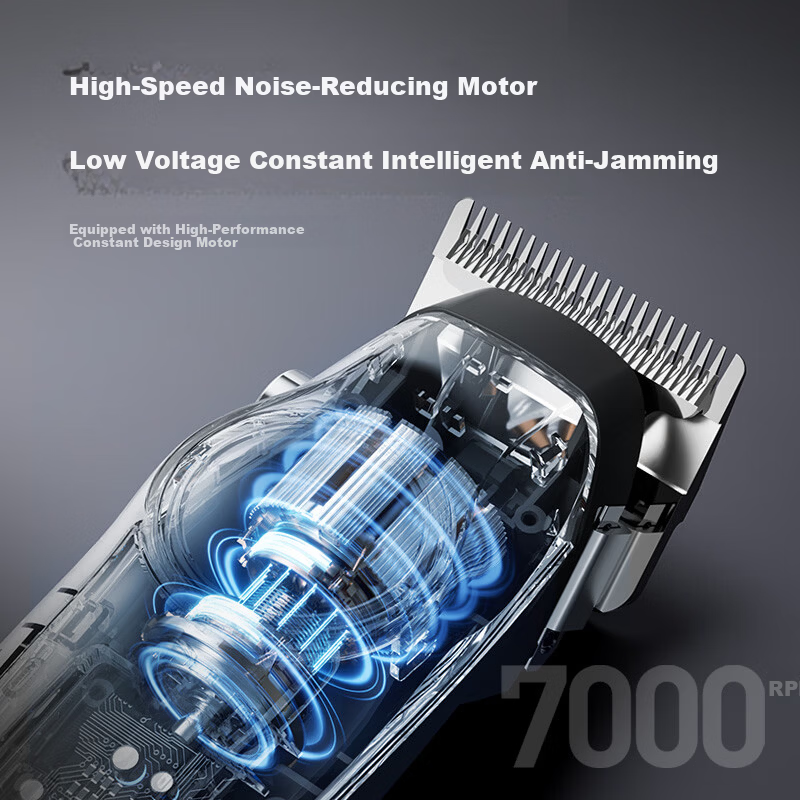 Qiman Professional Electric Hair Clipper Barber Haircut Trimmer Oil Head Salon Barber Shop Electric Hair Trimmer Gradient Engraving Adult Haircut Tool Full Set 2026 New Model