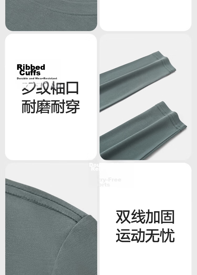 HLA Home 【Zui Huxi-Pro8】 Long Sleeve Sweatshirt Unisex Zero Carbon Tencel Antibacterial Mite-Resistant Couple Basic Base Shirt 16