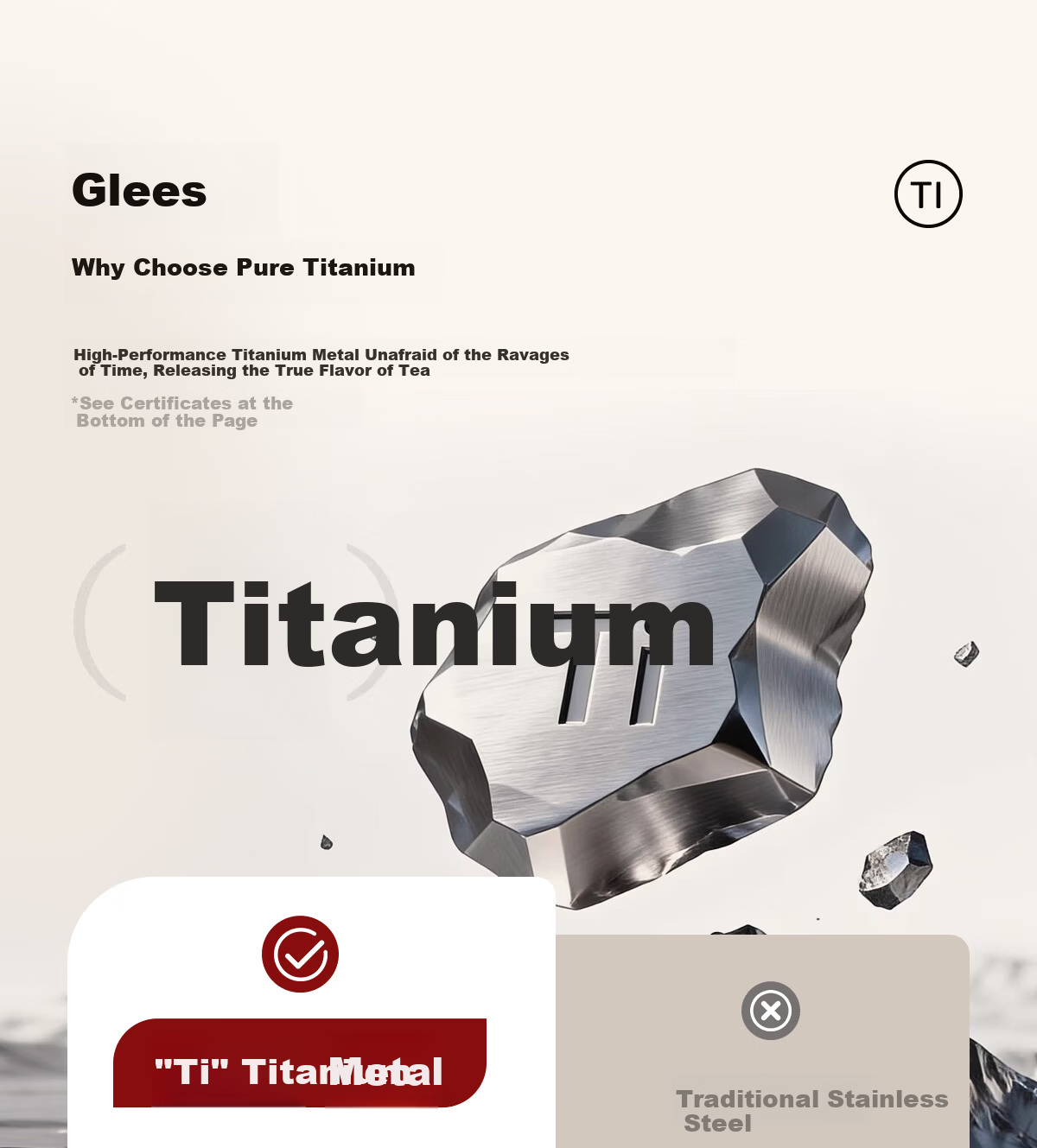 GREENIS Portable Pure Titanium Electric Kettle Travel Electric Water Cup High-Value Boiling Coffee Thermos Temperature Control Insulated Cup Mini Milk Tea Cup 11