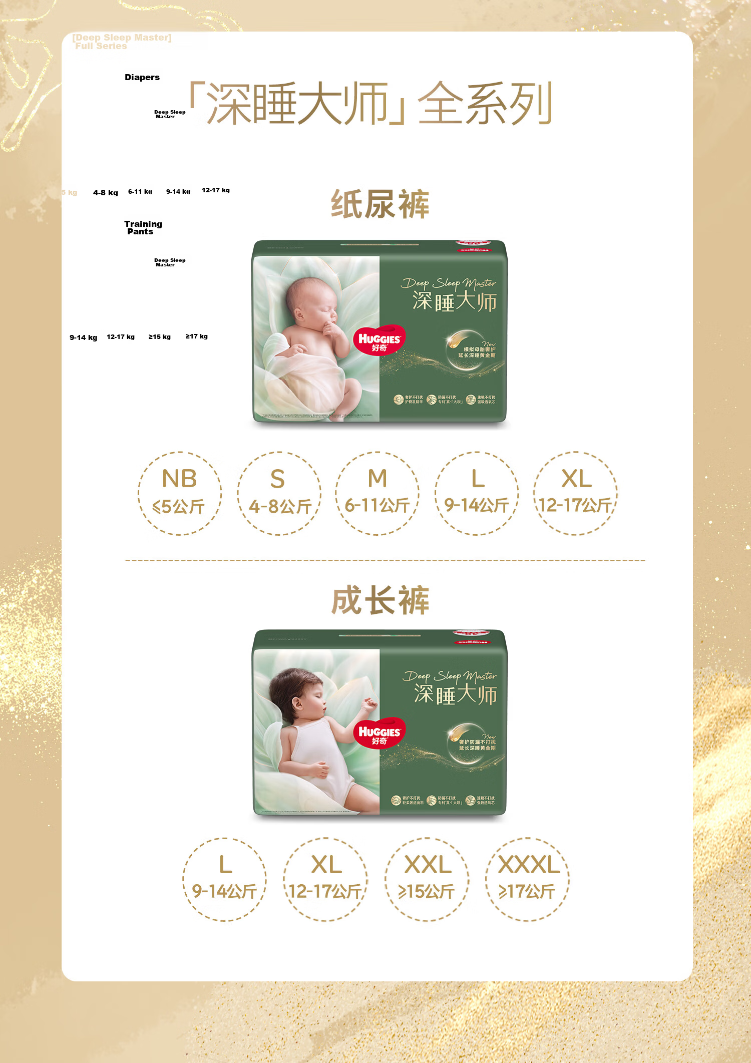 Huggies Deep Sleep Master Diapers Mini Pack M15 (6-11kg) [Luxury Deep Sleep] 14