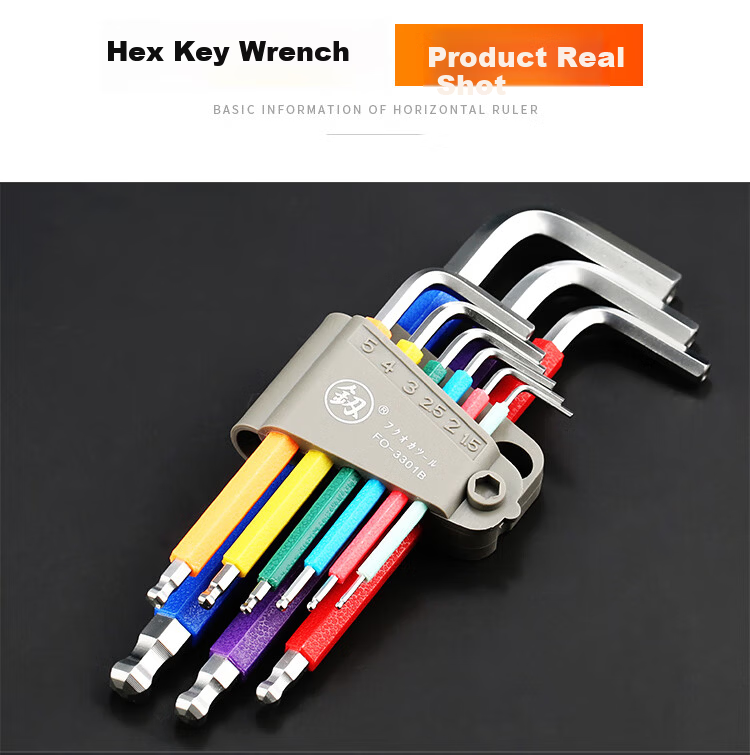 Yao Fukuoka Industrial Grade T-Handle Hex Wrench T-Shaped Hex Key Screwdriver Extended Flat Head Hex 6mm 10