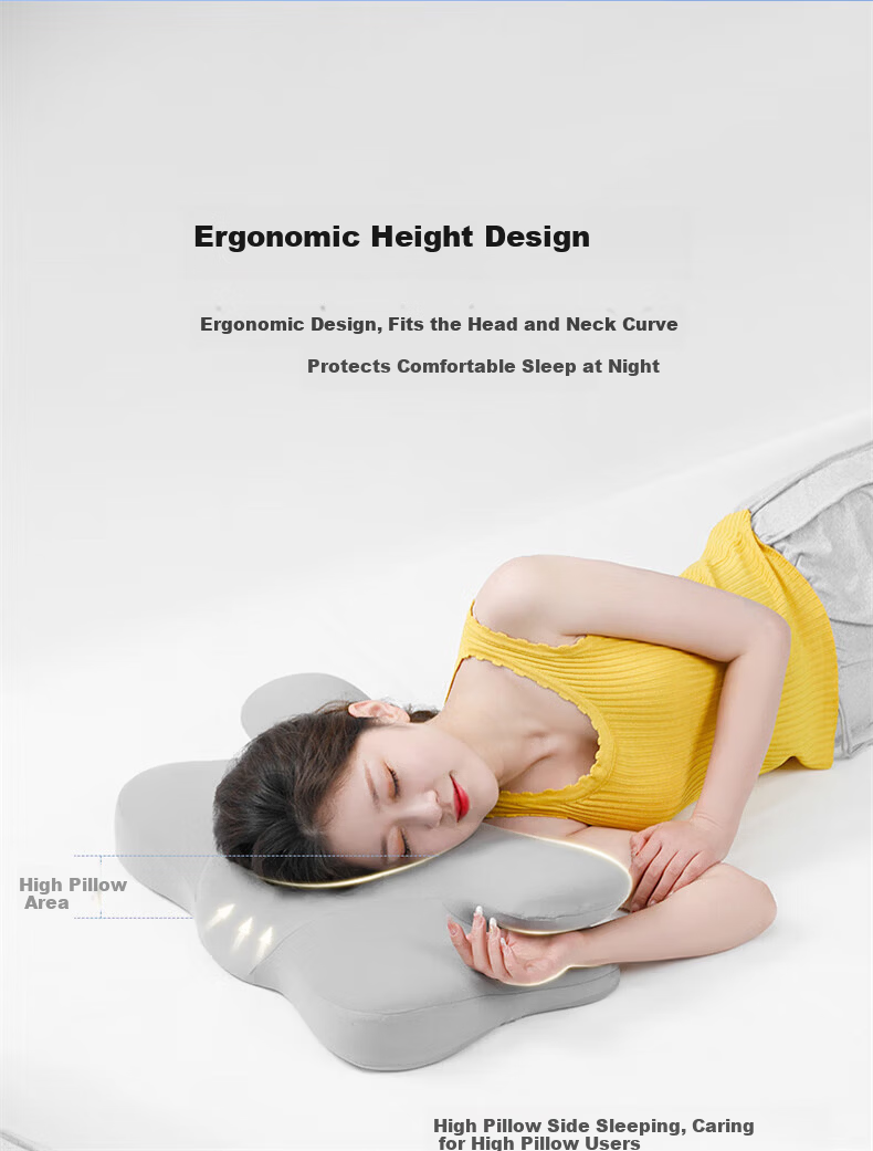 Jingyan Cervical Pillow Adult Memory Foam Neck Support Pillow Cervical Spondylosis Deep Sleep Pillow Sleep Aid Pillow 4