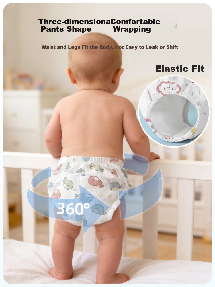 9i9 Baby Potty Training Pants Summer Thin Washable Unisex Mesh Breathable Diaper Underwear Infant Toilet Training 2-Pack Size 110 6